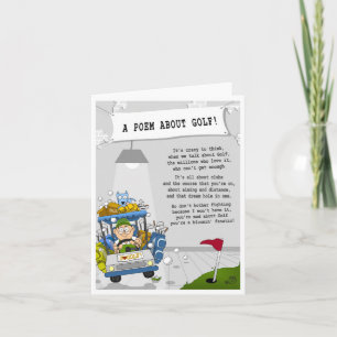 An everyday Golf Greeting Card for any occasion.