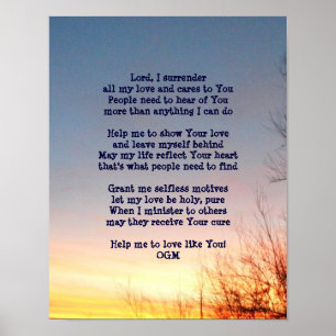 An Everyday Prayer Poster