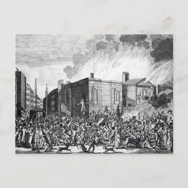 An exact representation of the Burning Postcard (Front)