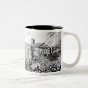 An exact representation of the Burning Two-Tone Coffee Mug