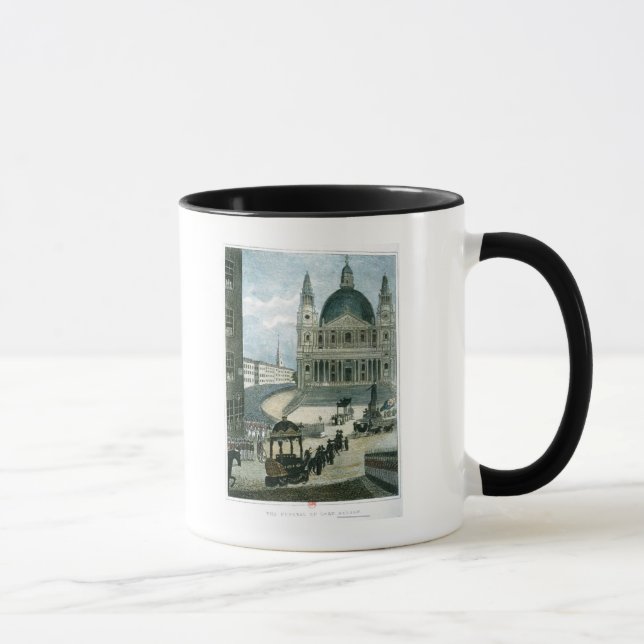 An exact representation of the grand funeral car mug (Right)