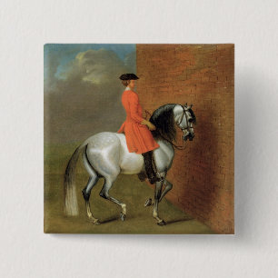 An Exercise in Haute Ecole: The Passage to the Lef 15 Cm Square Badge