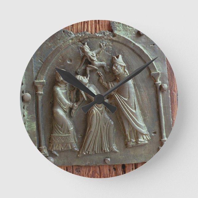 An Exorcism, panel from the right hand door, 12th Round Clock (Front)