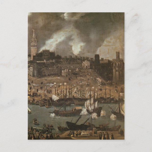 An Expedition Setting out from Seville for Postcard (Front)