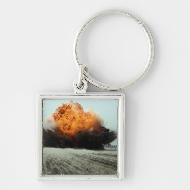 An explosion erupts key ring (Front)