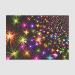 An Explosion of Christmas Stars Tissue Paper