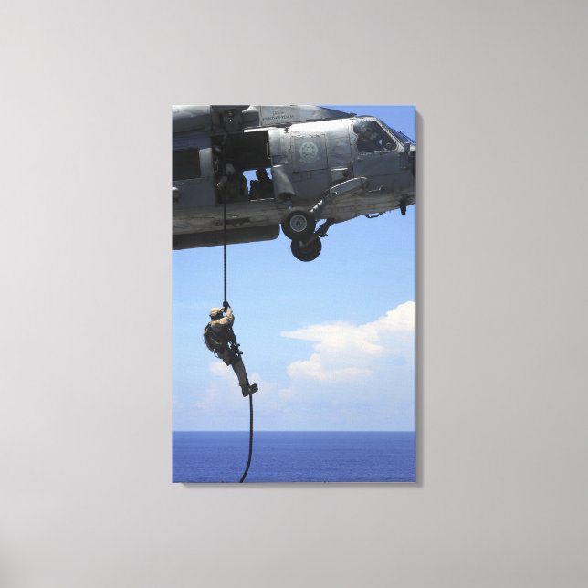 An explosive ordinance disposal technician canvas print (Front)