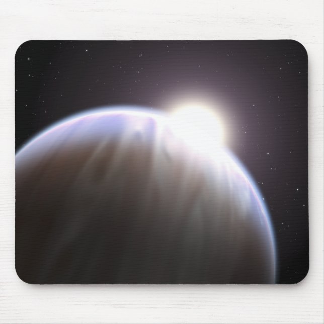 An extrasolar planet with its parent star mouse mat (Front)