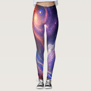 An Extraterrestrial Fairy On Customised Tight Leggings