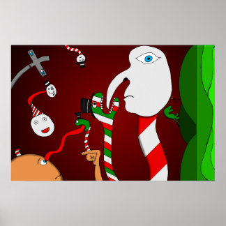 An Eye-Lickshous Wonderland Poster