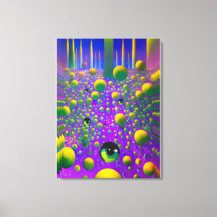 An Eyefull - Ken Gauge Surreal Art Canvas Print