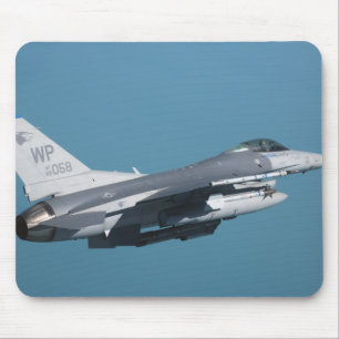 An F-16 Fighting Falcon in flight Mouse Mat