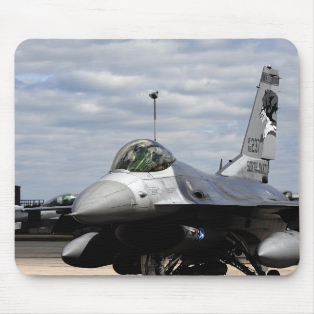 An F-16 Fighting Falcon Mouse Mat (Front)