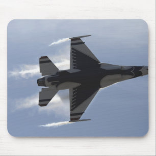An F-16 Fighting Falcon pulls high G's Mouse Mat