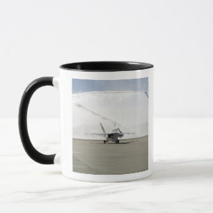 An F-18 aircraft Mug