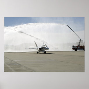 An F-18 aircraft Poster