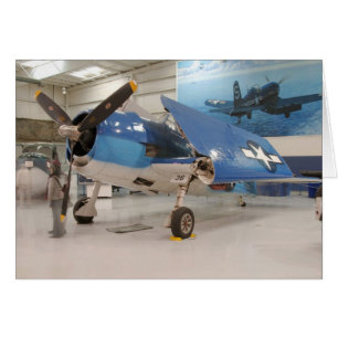 An F-6F Hellcat World War II fighter plane at
