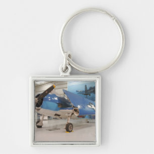 An F-6F Hellcat World War II fighter plane at Key Ring