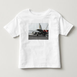 An F/A-18C Hornet launches from the flight deck 2 Toddler T-Shirt
