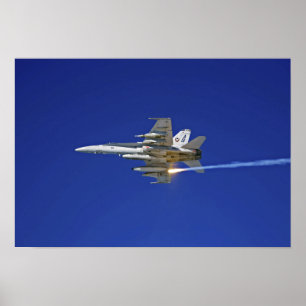 An F/A-18C Hornet Poster