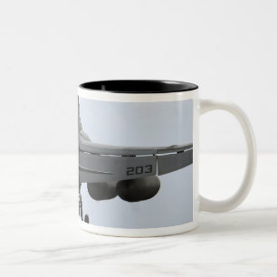 An F/A-18E Super Hornet launches Two-Tone Coffee Mug
