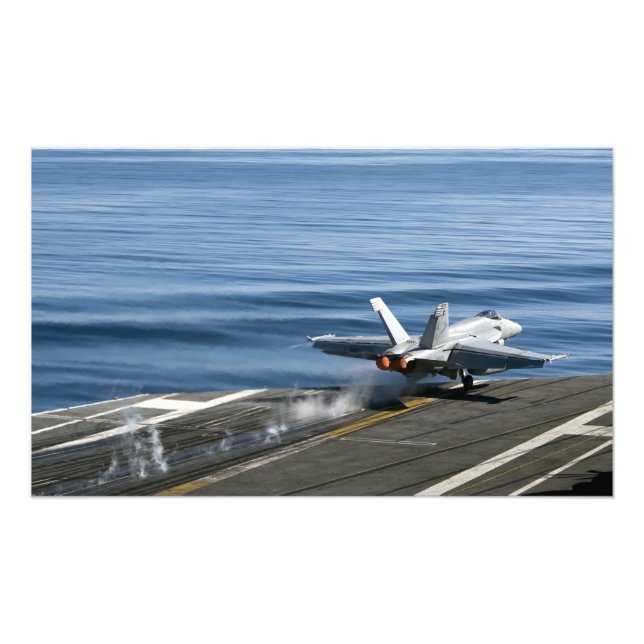An F/A-18E Super Hornet Photo Print (Front)