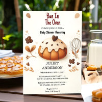 An Fun Retro Boho Cake Bun In The Oven Baby Shower