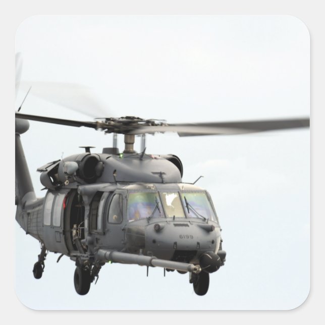 An HH-60 Pave Hawk helicopter Square Sticker (Front)