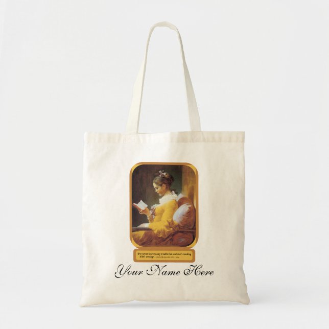 An Hour Reading Tote Bag (Front)