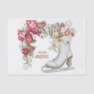 An Ice Skate Shoe Christmas Tissue Paper