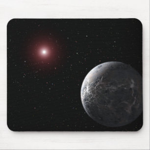 An icy/rocky planet orbiting a dim star mouse mat