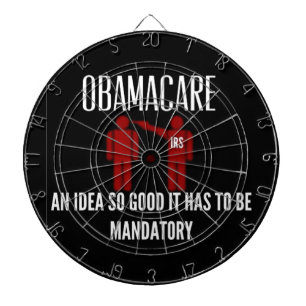 AN IDEA SO GOOD IT HAD TO BE MANDATORY OBAMACARE DARTBOARD