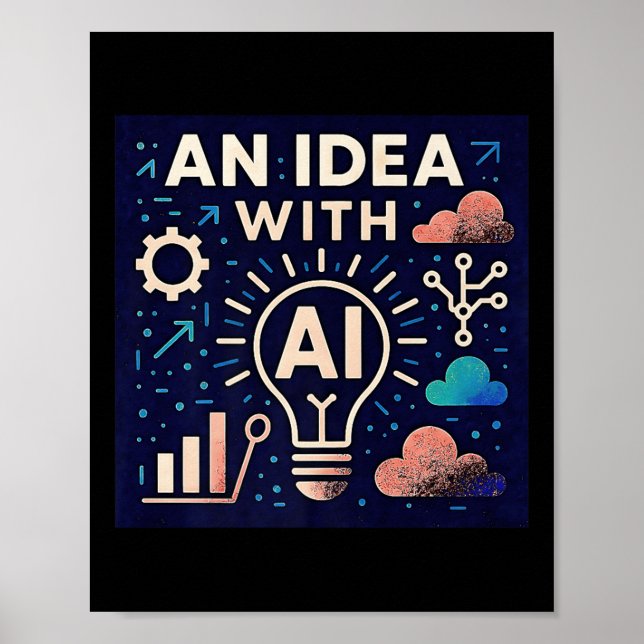 An Idea With Ai Premium  Poster (Front)