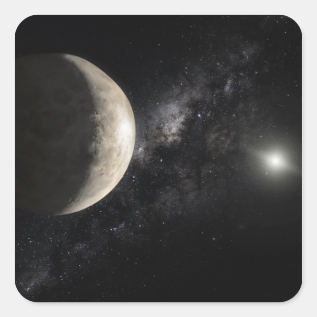 An illustration of Makemake Square Sticker (Front)