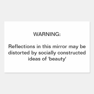 An important reminder rectangular sticker