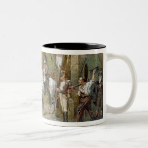 An Incident in the Peninsular War - Napoleon Enter Two-Tone Coffee Mug