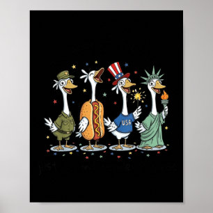 an Independant Goose 250th America Anniversary Poster