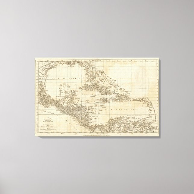 An index map canvas print (Front)