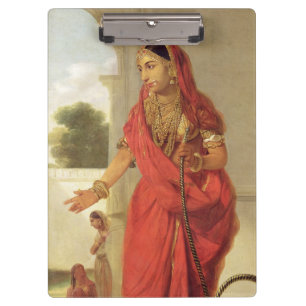 An Indian Dancing Girl with a Hookah, 1772 (oil on Clipboard