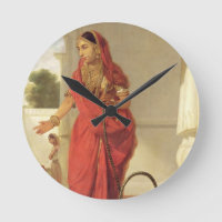 An Indian Dancing Girl with a Hookah, 1772 (oil on
