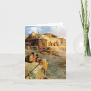 An Indian Pueblo Laguna New Mexico - 1906 Card