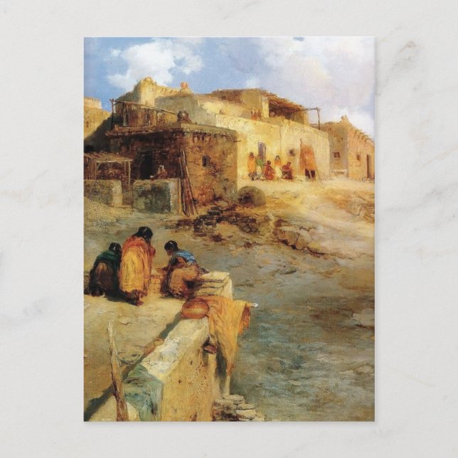 An Indian Pueblo Laguna New Mexico - 1906 Postcard (Front)