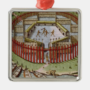 An Indian Village Metal Tree Decoration