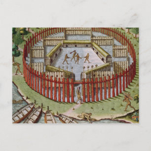 An Indian Village Postcard