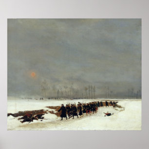 An Infantry Column on their Way to a Raid Poster