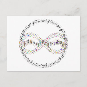 An Infinity of Music Postcard