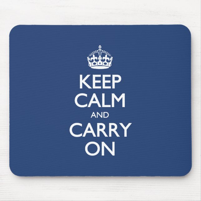 An Inspiring Message to Stay Focused and Persevere Mouse Mat (Front)