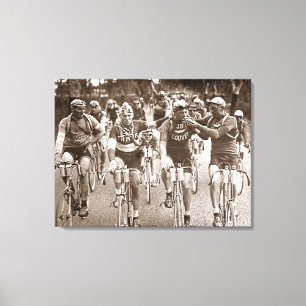 AN INTIMATE PORTRAIT OF THE TOUR DE FRANCE 1920's  Canvas Print