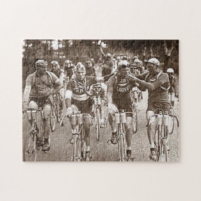 An Intimate Portrait of The Tour de France 1920's Jigsaw Puzzle (Horizontal)