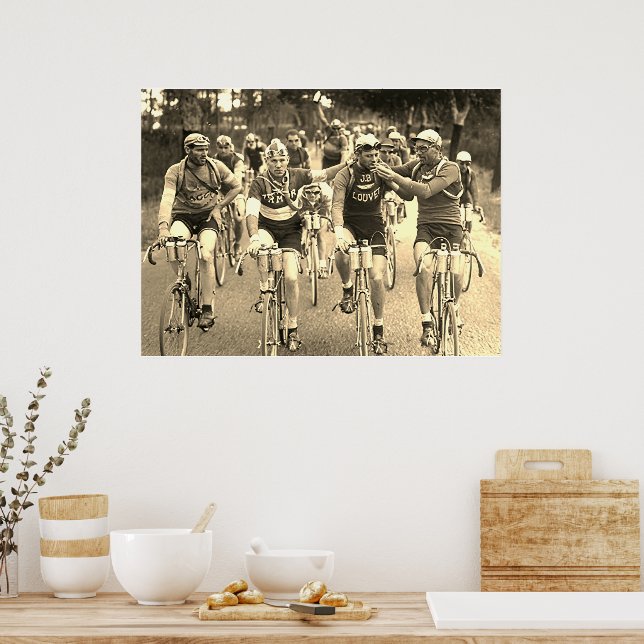 AN INTIMATE PORTRAIT OF THE TOUR DE FRANCE 1920's  Poster (Kitchen)
